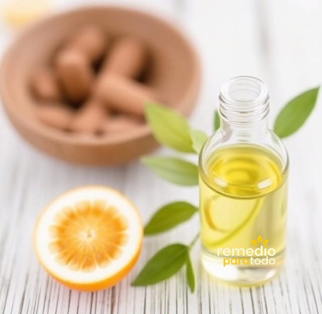 Aceite esencial con ingredientes naturales para la salud uterina.
Remedio Efectivo para Miomas